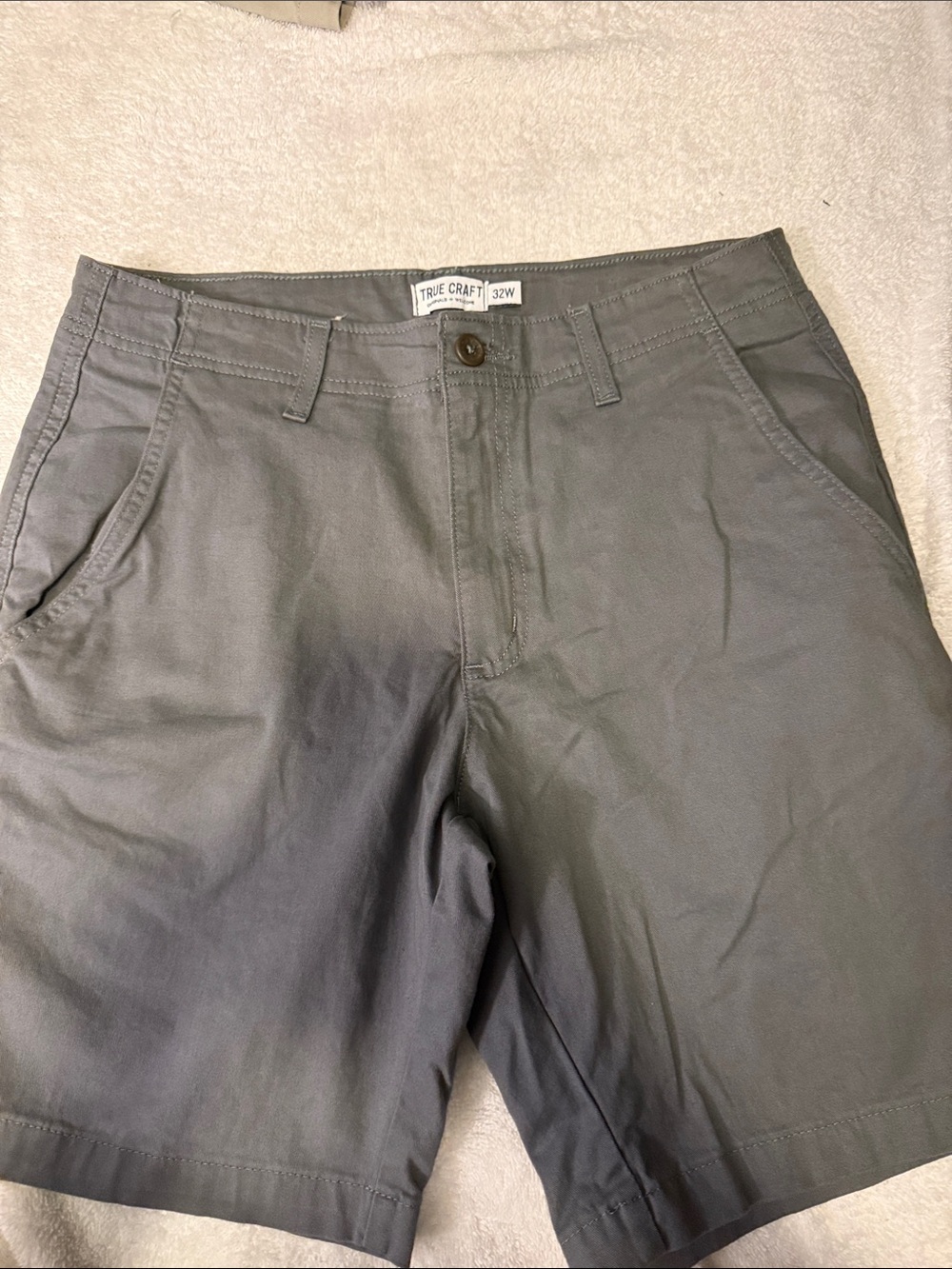 True Craft Charcoal Men's Chino Shorts